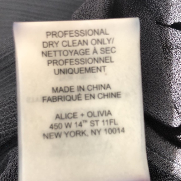 Alice & Olivia Keyhole Back Body Con Top Black Small - Picture 6 of 7